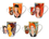 Set of 4 mugs - A. Modigliani (CARMANI)