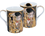 Kubek Classic New - G. Klimt, Pocałunek (tło czarne, CARMANI)