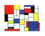 Deska szklana - P. Mondrian (CARMANI)