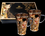 Kpl. 2 szklanych kubków - G. Klimt. Pocałunek (CARMANI)