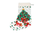 Christmas sock, small - Christmas tree with gifts (CARMANI)