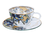 Glass cup + saucer - V. van Gogh, Irises (CARMANI)