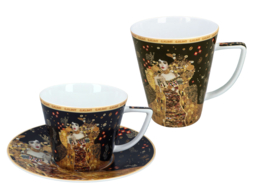 Set of cup and mug - G. Klimt, Adela (CARMANI)