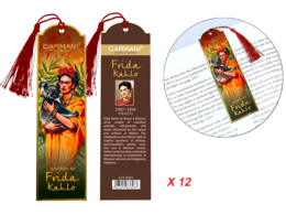 Kpl. 12 zakładek do książki - F. Kahlo (CARMANI)