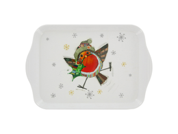 Small melamine tray - Bug Art Robin Holly