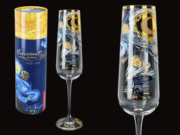 Champagne Glass - Vincent Van Gogh - Noche estrellada (Carmani)