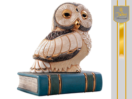 Owl on a book