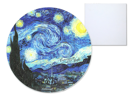 Skleněná řezací deska, Round - V. Van Gogh, Starry Night (Carmani)