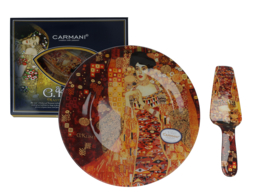 Dessert plate with a spatula - G.Klimt, Adela, diameter 30cm