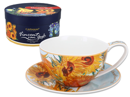 Taza y platillo - V. van Gogh, Girasoles (CARMANI)