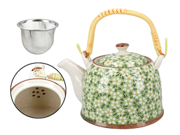 Ceramic kettle with infuser