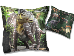 Pillow with filling/zip - Prehistoric World of Dinosaurs (CARMANI)