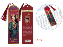 Kpl. 12 zakładek do książki - F. Kahlo (CARMANI)