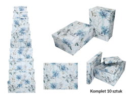 Kpl. 10 pudełek prezentowych