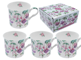 Set of 4 mugs -  Fuchsia (FBCh)