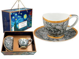 Taza Vanessa grande - V. van Gogh, Almendro en flor, plata (CARMANI)