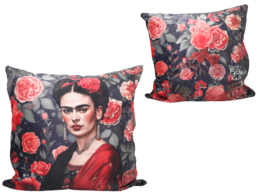 Poduszka z wypełnieniem/suwak - inspirowane malarstwem F. Kahlo (CARMANI)