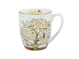 Camio mug - G. Klimt, Tree of Life, white background (CARMANI)