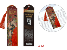 Set of 12 bookmarks - G. Klimt, Friends (CARMANI)