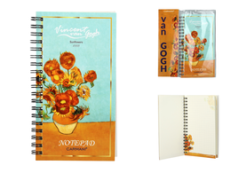 Notizbuch - V. Van Gogh, Sonnenblumen (Carmani)