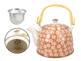 Ceramic kettle with infuser