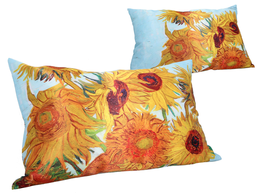 Kissen mit Füllung/Reißverschluss (groß) - V. van Gogh, Sonnenblumen (Carmani)