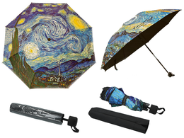 Skládací deštník - V. Van Gogh, The Starry Night (Design venku, Carmani)