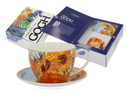 Taza y platillo - V. van Gogh, Girasoles (CARMANI)