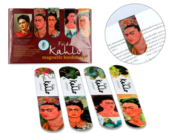 Set of 4 magnetic bookmarks - F. Kahlo (CARMANI)