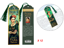 Kpl. 12 zakładek do książki - F. Kahlo (CARMANI)