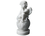 Figurine - Angel sitting on a sphere (Greek alabaster)