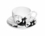 Cup with saucer - Crazy Cats (CARMANI)