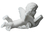 Angel lhaní Čtení knihy -Alabaster Greek