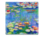 Podkładka ceramiczna, kwadratowa - C. Monet, Lilie wodne (CARMANI)