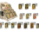 Set of 12 postcards - G. Klimt, Tree of Life (CARMANI)