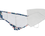 Protective mask - Navy blue, flowers