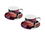 Set mit 2 Tassen und Untertassen - Blumengeschichte (CARMANI)