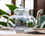 Bouilloire en verre moyenne avec infuseur