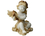 Figurine - Angel playing tambourine (Greek alabaster)