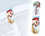 Set of 4 magnetic bookmarks - A. Mucha (CARMANI)