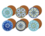 Set 36 ceramic pads, round (Carmani)