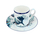 Set aus Tasse und Untertasse - Hokusai Katsushika, Die große Welle in Kanagawa (CARMANI)