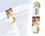 Set of 4 magnetic bookmarks - A. Mucha (CARMANI)